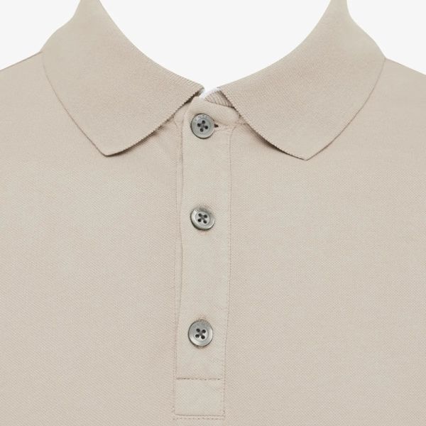 Genti 3 Buttons Polo Beige