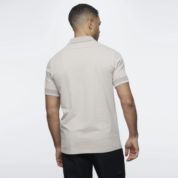Genti 3 Buttons Polo Beige
