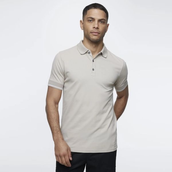Genti 3 Buttons Polo Beige
