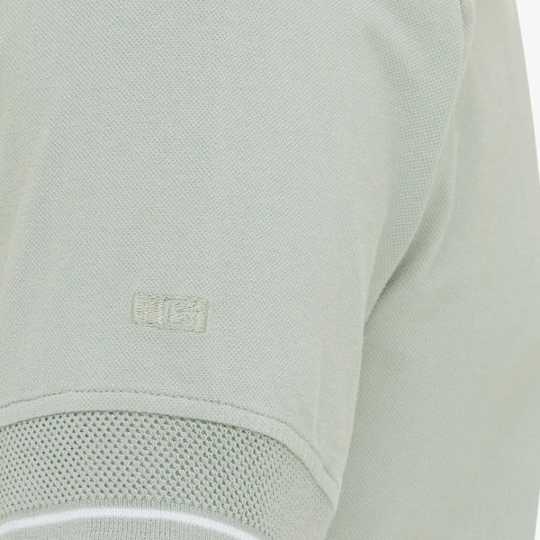 Genti 3 Buttons Polo Licht Groen