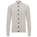 Genti 8 Buttons Cardigan Vest Off White