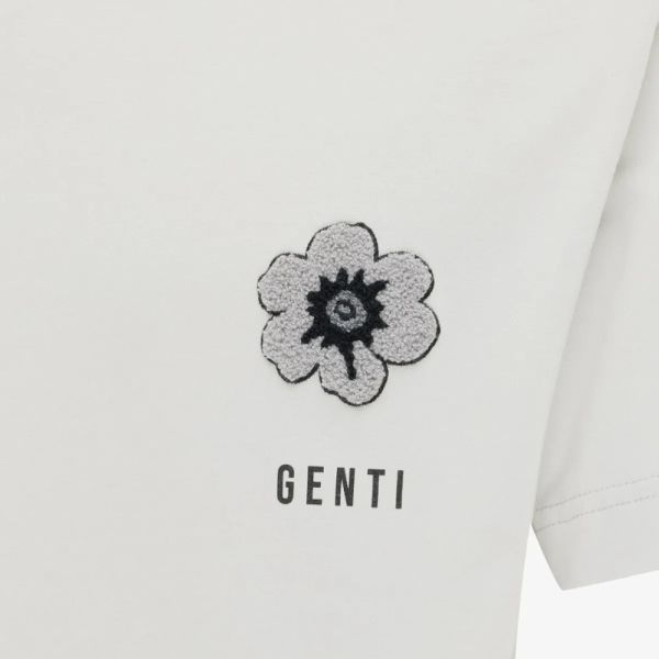 Genti Flower T-shirt Off White