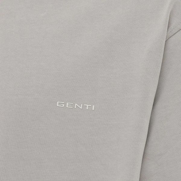 Genti Flower T-shirt Grijs