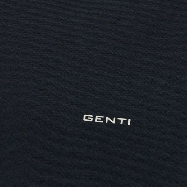 Genti Flower T-shirt Zwart