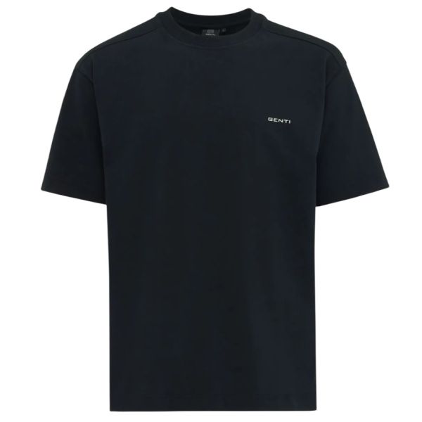 Genti Flower T-shirt Zwart