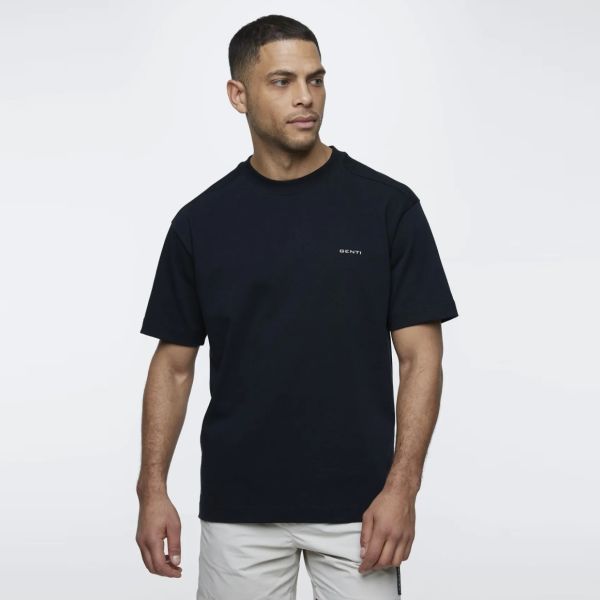 Genti Flower T-shirt Zwart