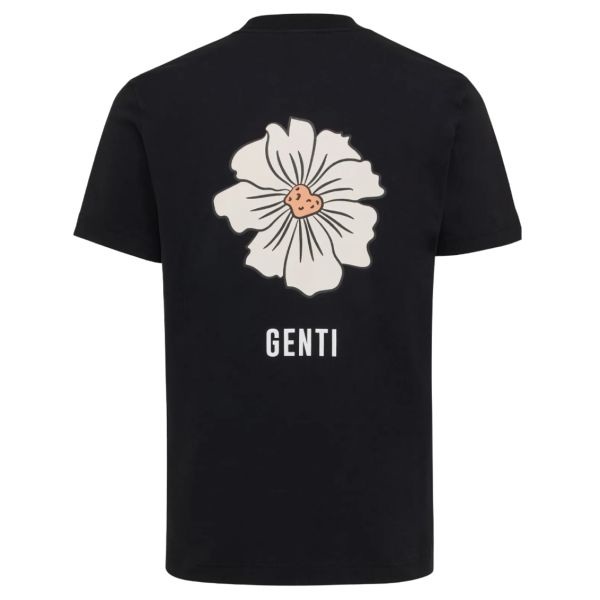 Genti Flower T-shirt Zwart