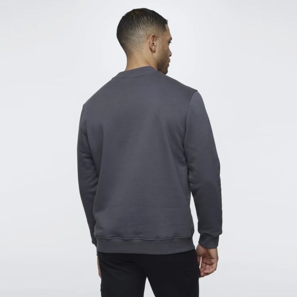 Genti Logo Sweater Grijs
