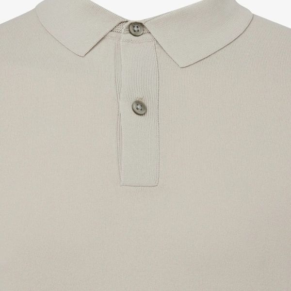 Genti Longsleeve Polo Beige