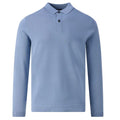 Genti Longsleeve Polo Blauw