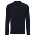 Genti Longsleeve Polo Navy