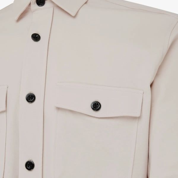 Genti Midtown Overshirt Beige