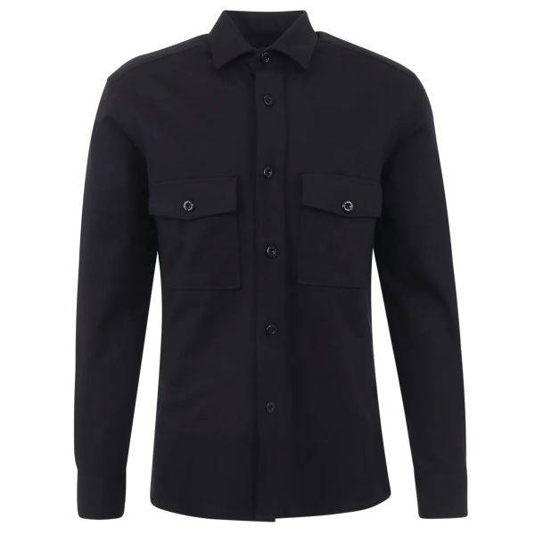 Genti Midtown Overshirt Zwart