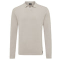Genti No Buttons Longsleeve Polo Beige