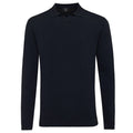 Genti No Buttons Longsleeve Polo Navy