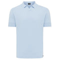 Genti No Buttons Polo Licht Blauw