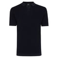 Genti No Buttons Stitch Polo Zwart