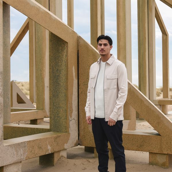 Genti Oaks Overshirt Beige