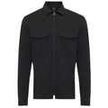 Genti Oaks Zip Overshirt Zwart