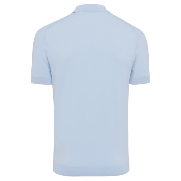 Genti Polo Licht Blauw