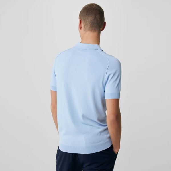 Genti Polo Licht Blauw