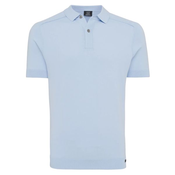 Genti Polo Licht Blauw