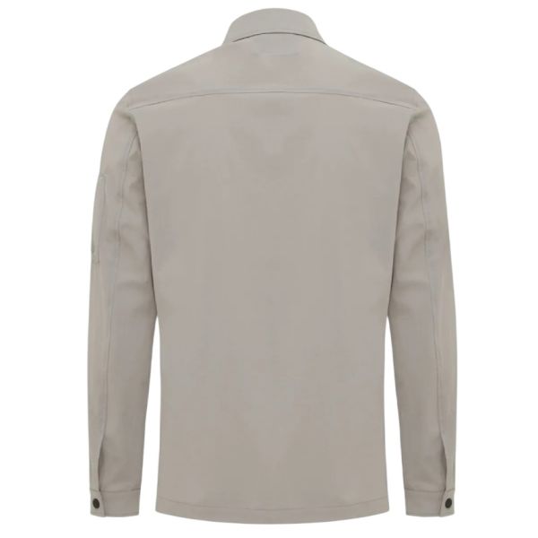 Genti Power Monogram Overshirt Grijs