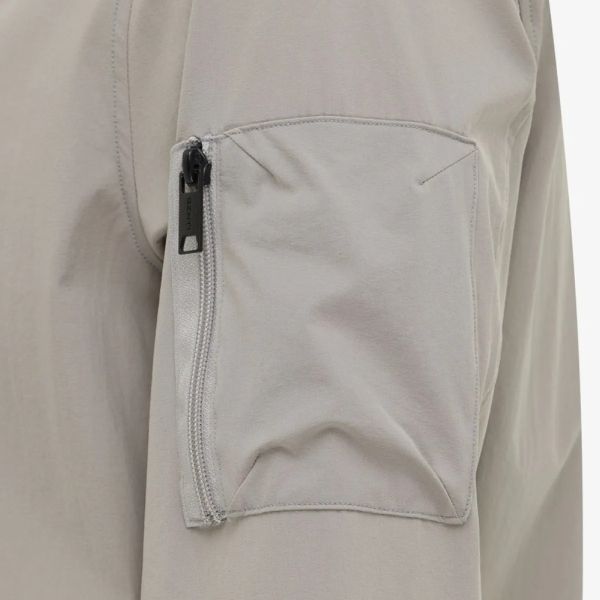 Genti Power Monogram Overshirt Grijs