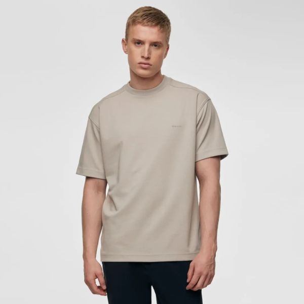 Genti Relaxed Fit T-shirt Beige