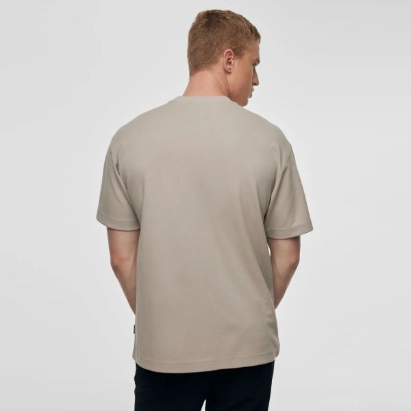 Genti Relaxed Fit T-shirt Beige