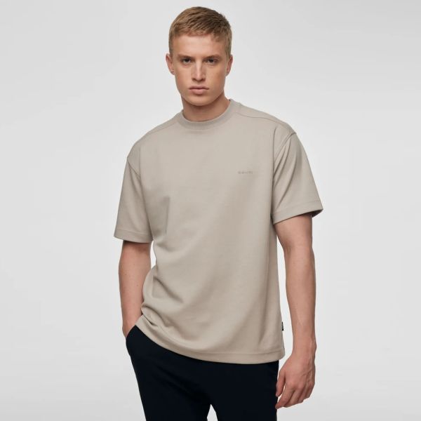 Genti Relaxed Fit T-shirt Beige