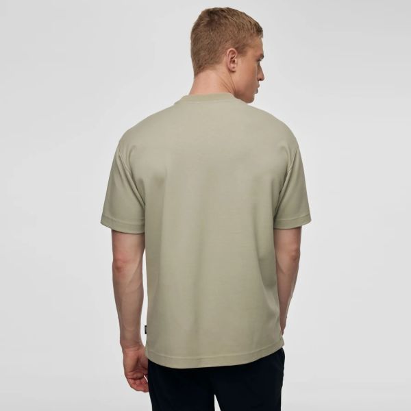 Genti Relaxed Fit T-shirt Licht Groen