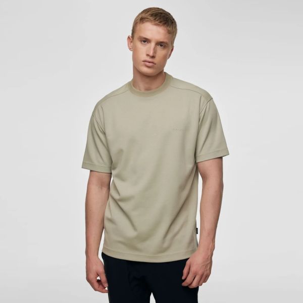 Genti Relaxed Fit T-shirt Licht Groen