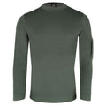Genti Round Pocket Sweater Donker Groen