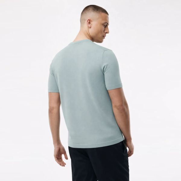 Genti Round T-shirt Licht Blauw