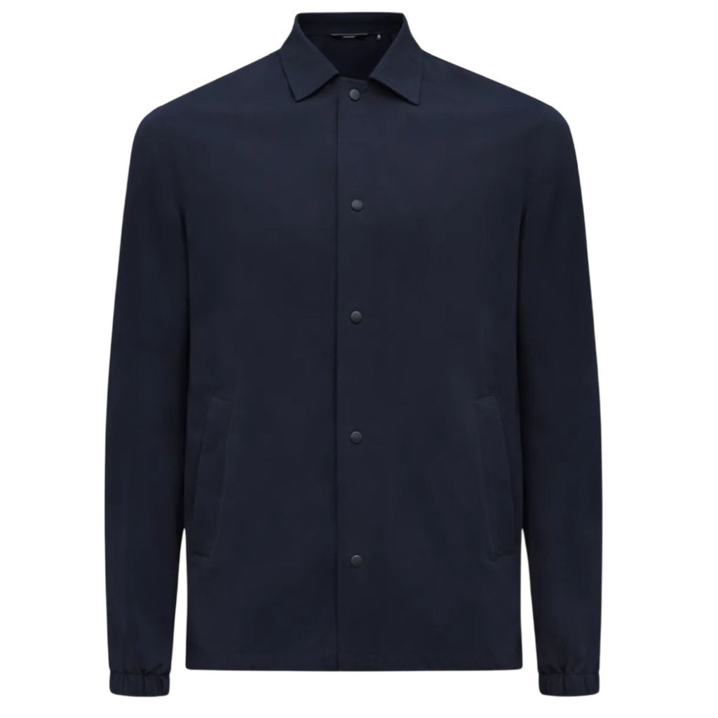 Genti Ryder Relaxed Overshirt Navy