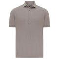 Genti Smoky Skin Fit Polo Bruin