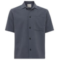 Genti Sunset Monogram Overhemd Antraciet