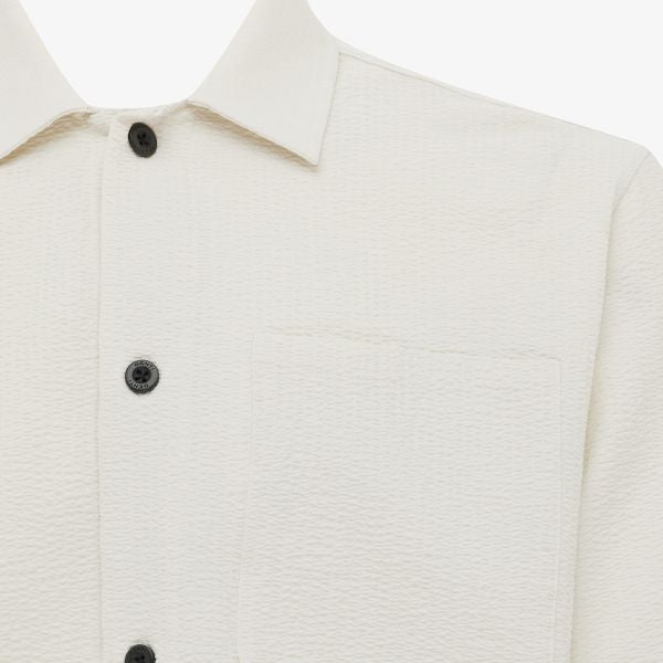 Genti Sunset Monogram Overhemd Off White