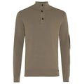 Genti Turtle 3 Buttons Sweater Bruin
