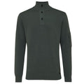 Genti Turtle 3 Buttons Sweater Donker Groen
