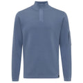 Genti Turtle Zip Sweater Donker Blauw