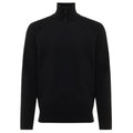 Genti Turtle Zip Sweater Zwart