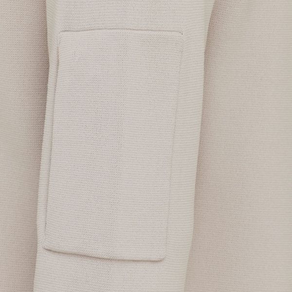 Genti Turtle Zip Sweater Beige