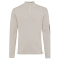 Genti Turtle Zip Sweater Beige
