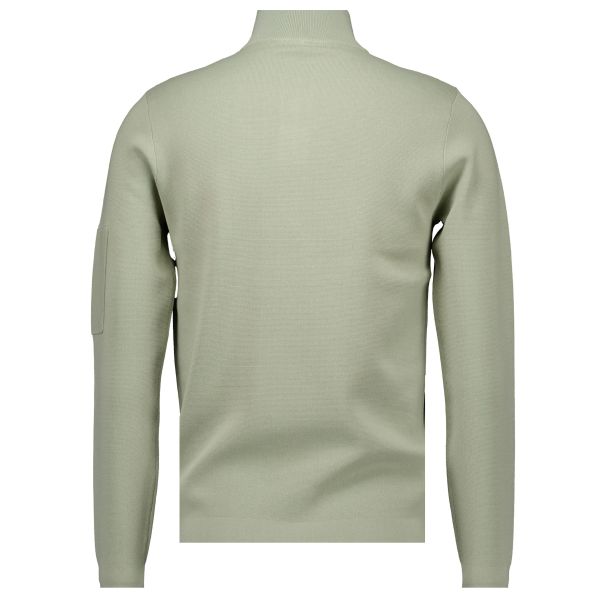 Genti Turtle Zip Sweater Groen