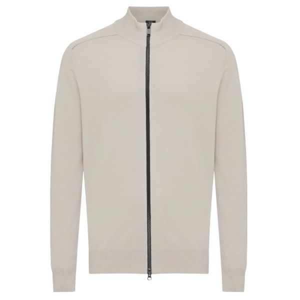Genti Zip Vest Beige