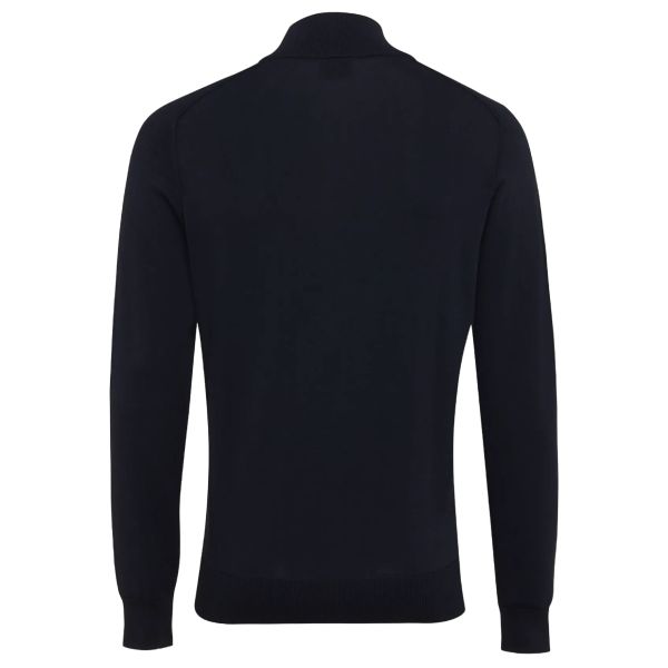 Genti Zip Vest Navy