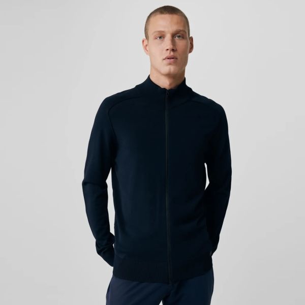 Genti Zip Vest Navy