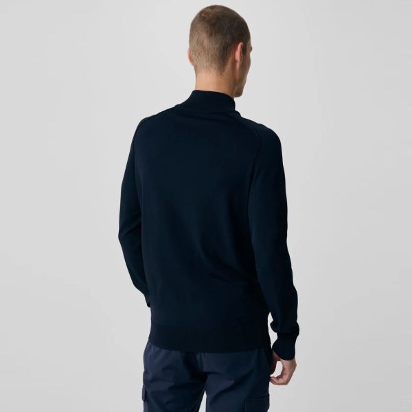 Genti Zip Vest Navy